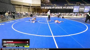 41-44 lbs Semifinal - Dru Dunigan, NWWC vs Maggie Stolen, Ellensburg Wrestling Club
