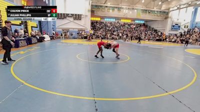 113 lbs Cons. Round 3 - Colton Price, Smyrna H S vs Julian Phillips, William Penn H.S.