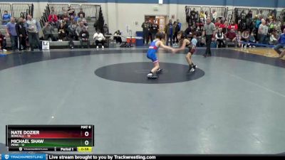 63 lbs Round 1 (4 Team) - Nate Dozier, Roncalli vs Michael Shaw, Penn