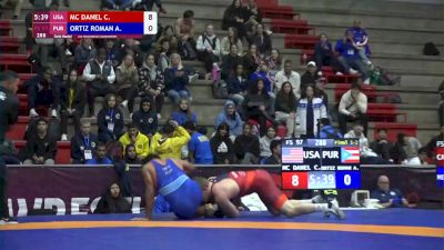 97 kg Gold - Camden McDanel, USA vs Alex Ortiz, PUR