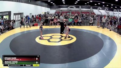 65 lbs Quarterfinals (8 Team) - Roman Howe, Legacy National vs Ethan Suer, CP Wrestling Academy