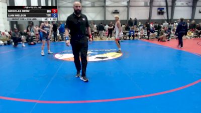 126 lbs Cons. Sub-quarters - Nickolas Ortiz, Brawley Wrestling Academy vs Liam Nielsen, Team Utah