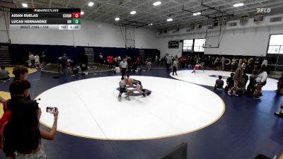 144 lbs Champ. Round 2 - Aidan Ruelas, Canyon Springs High School Wre vs Lucas Hernandez, Riverside