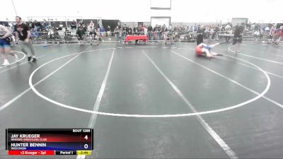 215 lbs Cons. Round 3 - Jay Krueger, Ringers Wrestling Club vs Hunter Bennin, Wisconsin