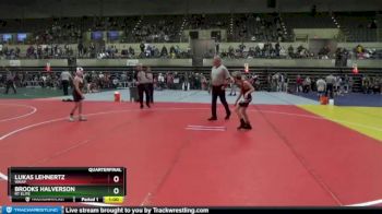 90 lbs Quarterfinal - Brooks Halverson, RT Elite vs Lukas Lehnertz, WKAP