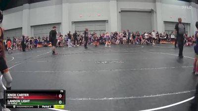 75 lbs Round 1 (8 Team) - Knox Carter, Full Circle vs Landon Light, MF Purge