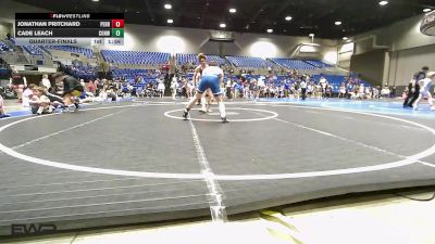 157-165 lbs Quarterfinal - Jonathan Pritchard, Perryville Elite Wrestling vs Cade Leach, Conway Wrestling