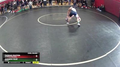 132 lbs Cons. Round 1 - Thomas Paxton, Cimarron Memorial vs Andrew Ruiz, Legacy