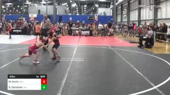 46 lbs Rr Rnd 4 - Mason Kurtz, NWO vs Sebastian Corcoran, Lincoln-Way Wrestling Club