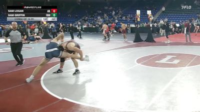 157 lbs Consi Of 16 #1 - Sam Logan, Arlington vs Sam Griffin, Franklin