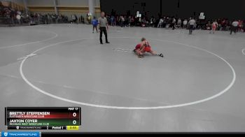 67 lbs Champ. Round 1 - Jaxton Coyer, Michigan West Wrestling Club vs Brettly Steffensen, Flat Earth Wrestling Club