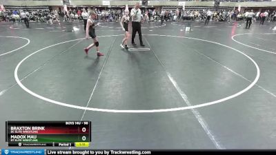 98 lbs Quarterfinal - Madox Mau, RT Elite Wrestling vs Braxton Brink, DC Elite Wrestling