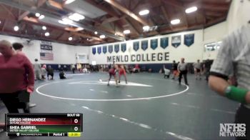 184 lbs Champ. Round 2 - Shea Gabriel, Victor Valley College vs Diego Hernandez, Skyline College