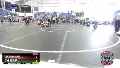 92 lbs Semis (4 Team) - Carter Paulsen, OpenMats Wrestling Club vs Paul Donnic, Victory Wrestling