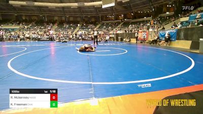 105 lbs Round Of 32 - Rylan Mckenney, Massa's Maniacs vs Kawika Freeman, Chain Wrestling Academy