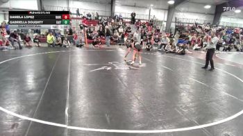115 lbs Quarterfinal - Gabriella Doughty, Cheyenne East vs Daniela Lopez, Rawlins