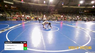 100 lbs Round Of 16 - Jessie Valenzuela, Rough House vs Jacoby Crocker, Open Mats