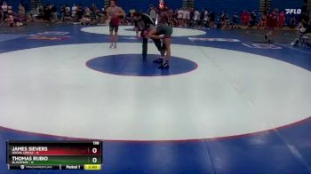 138 lbs Placement (4 Team) - Thomas Rubio, Blackman vs James Sievers, Social Circle