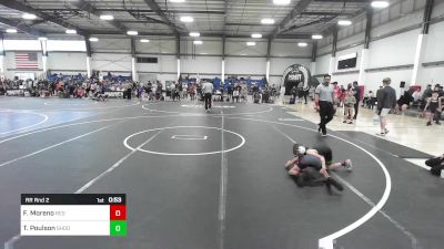 62 lbs Rr Rnd 2 - Fitz Moreno, Red Wave WC vs Taft Poulson, Shootbox WC