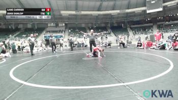 40 lbs Final - Lane Carrier, Raw Wrestling Club vs Zeke Dunlop, TTWC Cream