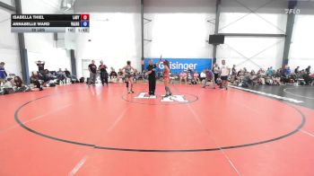 50 lbs Rr Rnd 6 - Isabella Thiel, Lady Warriors United - W vs Annabelle Ward, Valkyrie Girls WC - W
