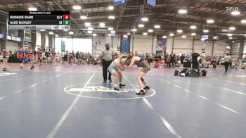 160 lbs Rr Rnd 3 - Hudson Babb, Patton Trained Red vs Alec Baxley, Kraken Black