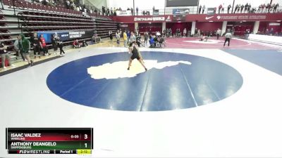 157 lbs Cons. Round 3 - Anthony DeAngelo, Shippensburg vs Isaac Valdez, Wheeling
