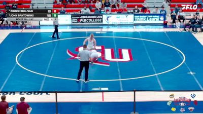 197 lbs 1st Place Match - John Santowski, Washington & Lee vs Brock Sullivan, Roanoke College