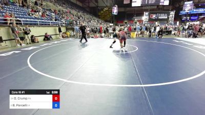 190 lbs Cons 16 #1 - Davina Crump, PA vs Bella Porcelli, IA