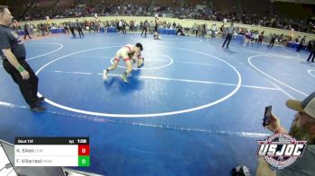 112 lbs 5th Place - Kingston `Rooster` Sikes, Lions Wrestling Academy vs Felipe Villarreal, Powerhouse Wrestling