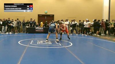 157 lbs Champ. Rd Of 64 - Tristan Ziobro, Christian Brothers Academy vs John Savin Nguyen, Legion