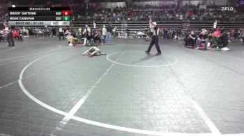 37 lbs Semifinal - Brody Gattone, North Hunterdon vs Beau Canavan, South Plainfield