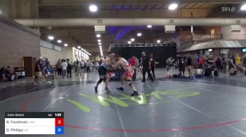 100 kg Cons Semis - Brett Faustman, Lake Orion Wrestling Club vs Daren Phillipy, Las Vegas Wrestling Club