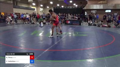 65 kg Cons 32 #2 - Alexander Pena, Texas RTC vs Caleb Vallotton, Foothill High School Wrestling