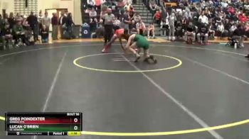 144 lbs Champ. Round 1 - Greg Poindexter, Shaker Hts. vs Lucan O`Brien, St. Edward