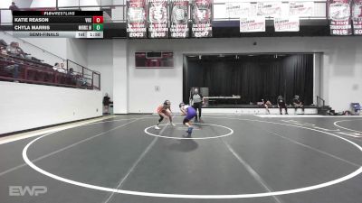 110-115 lbs Semifinal - Katie Reason, Vian vs Chyla Marris, Morris JH/HS Wrestling