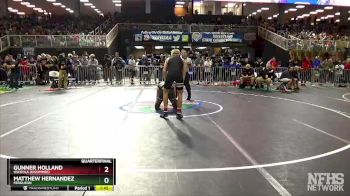 3A 170 lbs Quarterfinal - Matthew Hernandez, Ferguson vs Gunner Holland, Osceola (Kissimmee)