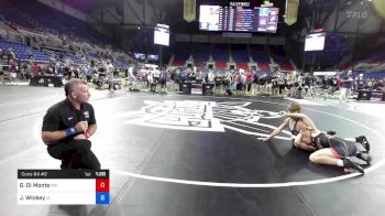 170 lbs Cons 64 #2 - Giuseppe Di Monte, Maryland vs Jackson Winkey, Iowa