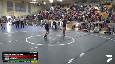 105 lbs Quarterfinal - Hayden Yanagisawa, Mayfair vs Julia Moreno, Warren