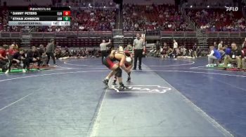3A-150 lbs Quarterfinal - Danny Peters, Clinton vs Ethan Johnson, ADM