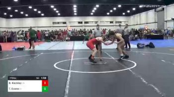 170 lbs Consolation - Bryce Keckley, OH vs Tate Evans, GA