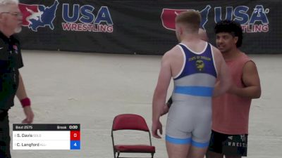 85 kg Final - Satoshi Davis, Gold Rush Wrestling vs Carson Langford, All-Phase Wrestling Club