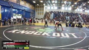 126 lbs Champ. Round 1 - Walter Munoz, Cowboy Wrestling Club vs Carmen DiBella, NFWA