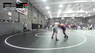 285 lbs Champ. Round 1 - Gunnar Jacquez, Tulare Union vs Vicente Cardoza, Firebaugh