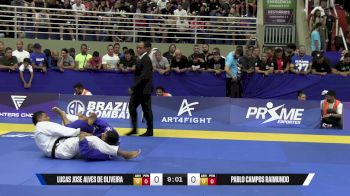 Pablo Campos Raimundo vs Lucas Jose Alves De Oliveira 2025 Brasileiro Jiu-Jitsu IBJJF