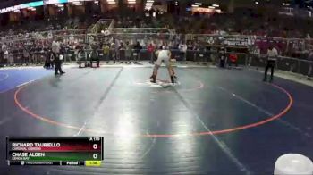 1A 170 lbs Quarterfinal - Richard Tauriello, Cardinal Gibbons vs Chase Alden, Lemon Bay