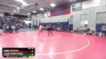 165 lbs Champ. Round 2 - Ethan Harnett Perez, Carlsbad vs Angel Gonzalez, Valhalla