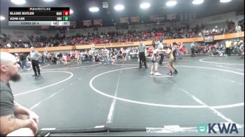 90 lbs Consi Of 4 - Blaine Butler, Madill Takedown vs John Lee, CacheWrestlingClub