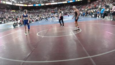 3A 150 lbs Quarterfinal - Jace Waggoner, Tri-Valley vs Declan Yearsley, Ririe