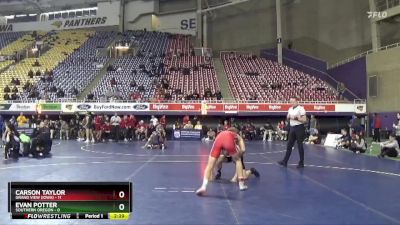 141 lbs Quarters & 1st Wb (16 Team) - Carson Taylor, Grand View (Iowa) vs Evan Potter, Southern Oregon